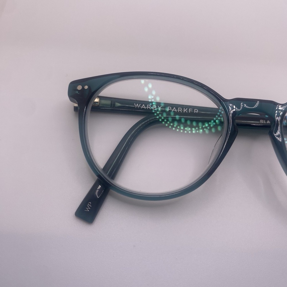 Warby Parker Eyeglasses FRAME ONLY Blakeley 50-18-142 Green 792 - Picture 4 of 15